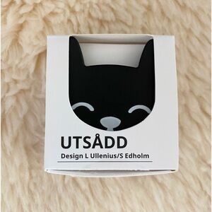New IKEA Hook Utsådd Black Cat Face Hook NWT